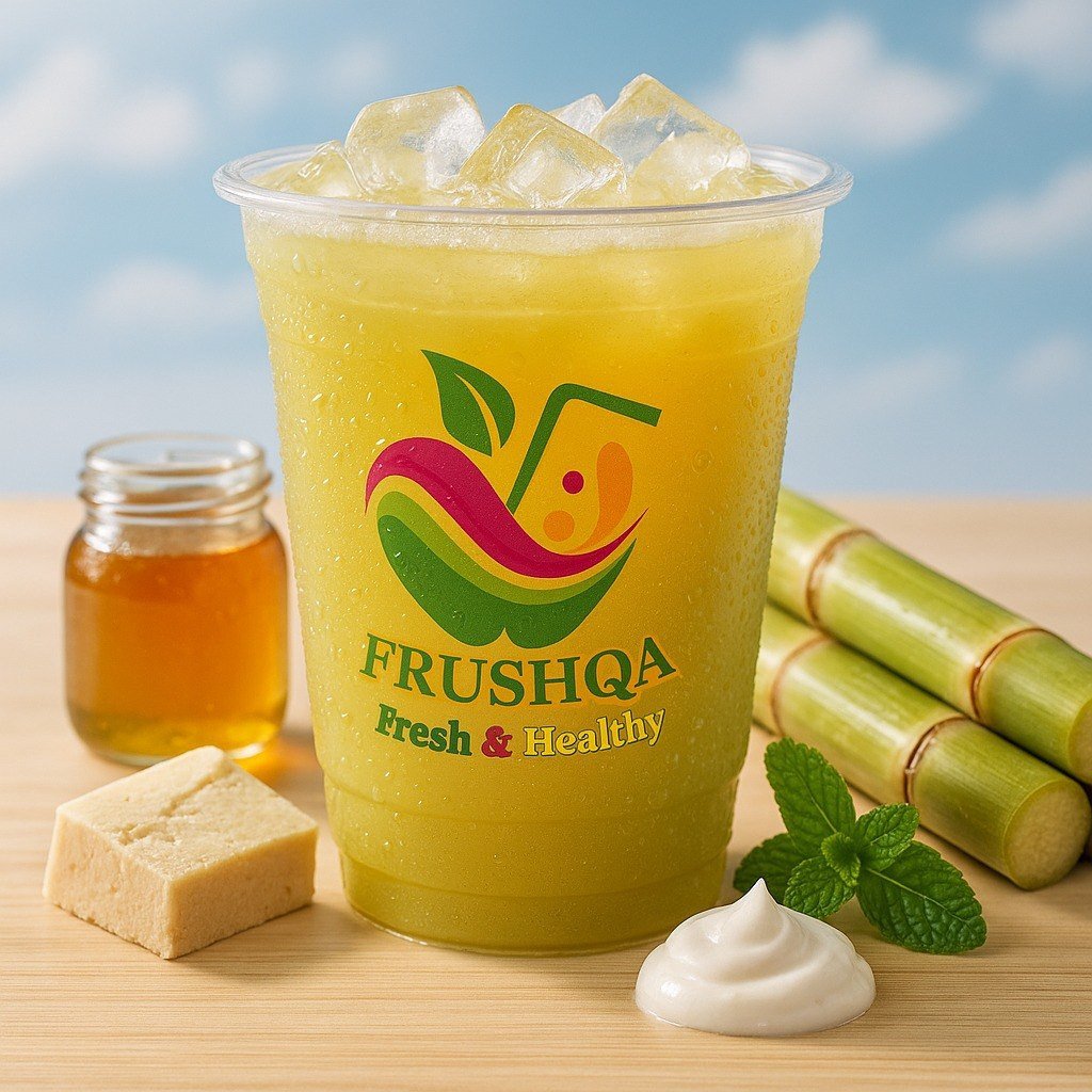 قصب قشطة و عسل